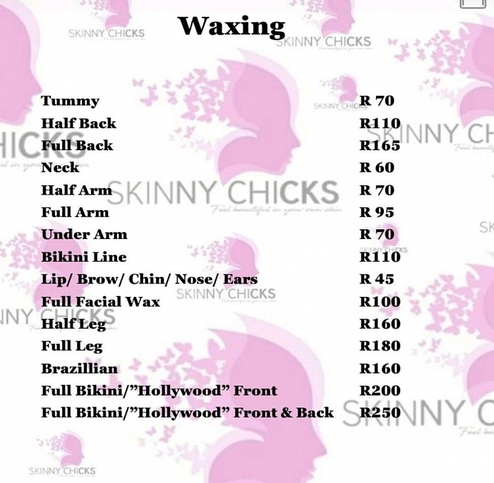 Waxing prices